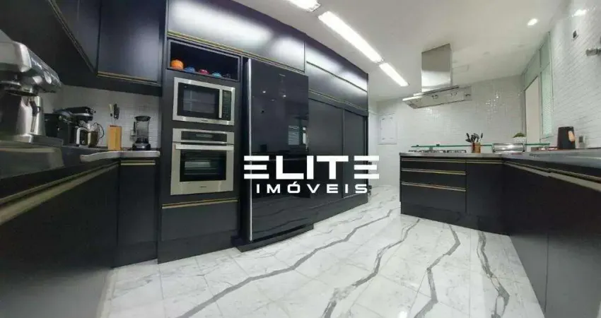 Apartamento com 4 dormitórios para alugar, 196 m² por r$ 8.384,25/mês - vila valparaíso - santo andré/sp