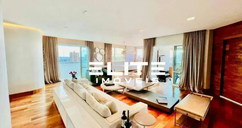 Apartamento à venda, 408 m² por r$ 6.300.000,00 - jardim - santo andré/sp