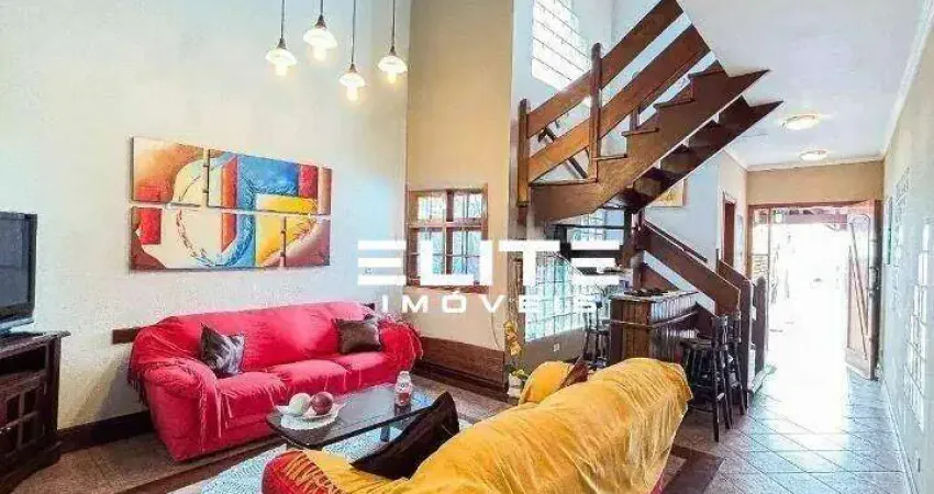 Sobrado com 4 dormitórios à venda, 338 m² por R$ 1.990.000 - Campestre - Santo André/SP