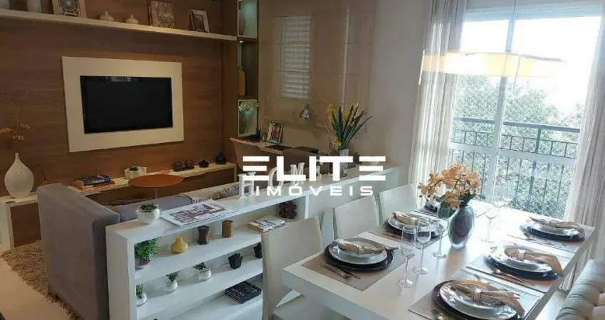 Apartamento à venda, 57 m² por R$ 445.300,00 - Vila Valparaíso - Santo André/SP