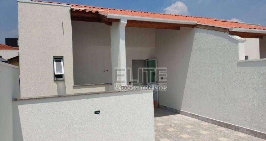 Cobertura à venda, 86 m² por R$ 385.000,00 - Vila Scarpelli - Santo André/SP