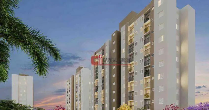Apartamento com 2 dormitórios à venda, 41 m² por R$ 253.520,00 - Capotuna - Jaguariúna/SP