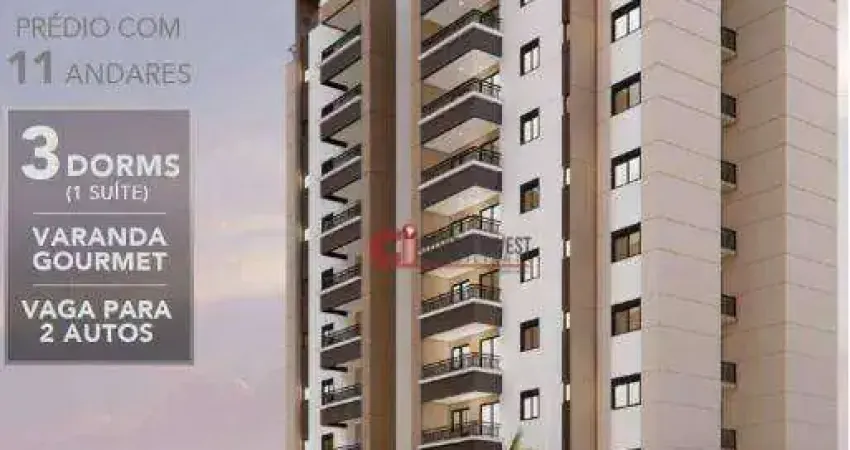 Apartamento com 3 dormitórios à venda, 79 m² por R$ 626.000,00 - Jardim Capotuna  - Jaguariúna/SP