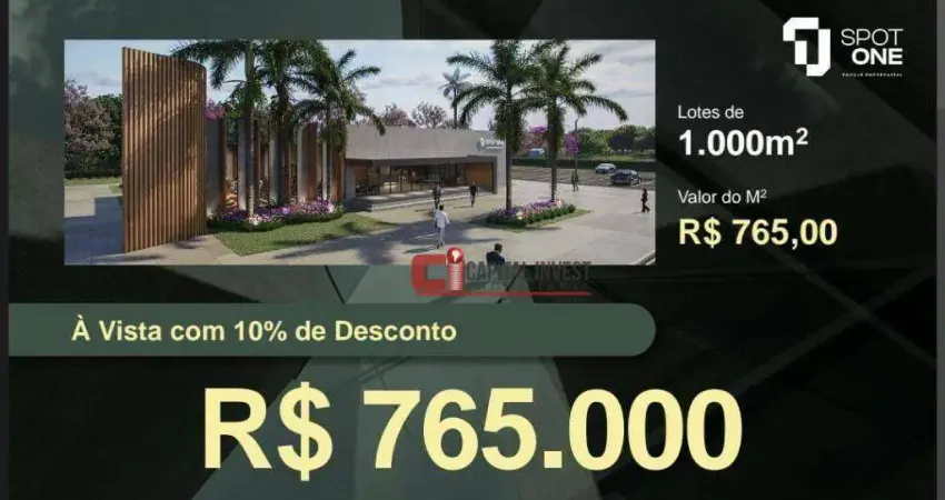 Terreno à venda, 1000 m² por r$ 850.000,00 - chácara são josé - jaguariúna/sp