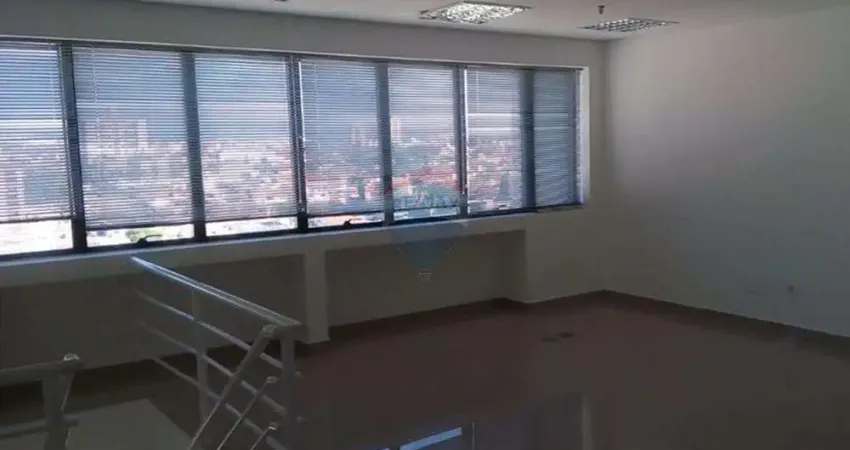Sala para locação comercial com 85m² no centro de  Mogi das Cruzes/SP