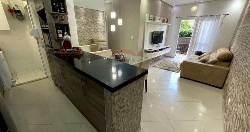 Apartamento para venda com 100,00m² com 3 dormitórios sendo 1 suíte com 2 vagas, no Condomínio Spazio D´ Itália, no Mogi Moderno em Mogi das Cruzes-SP