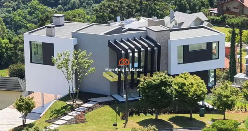 Casa de altíssimo padrão à venda no condomínio alphaville - gramado/rs, centro