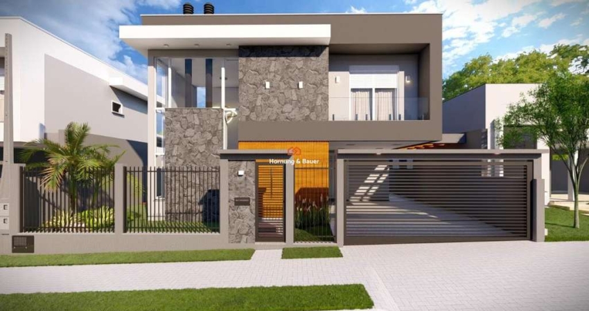 Sobrado em construção no bairro Vila Velha em Campo Bom.