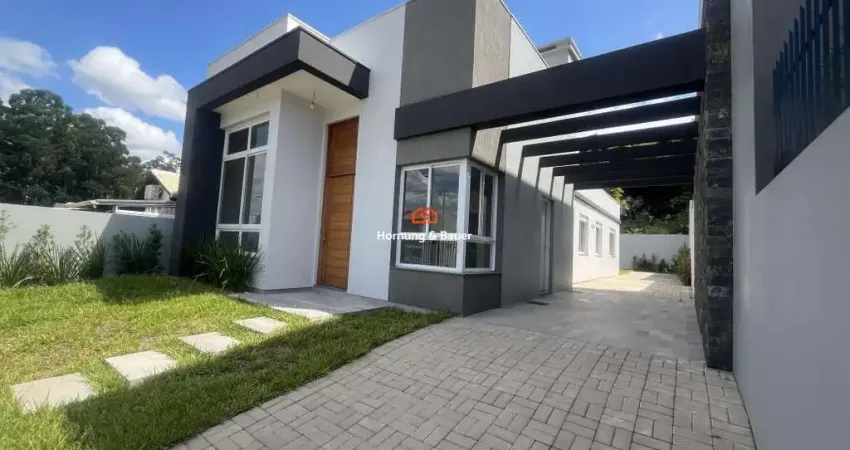 Casa plana à venda em Novo Hamburgo, bairro São Jorge - Nova pronta para morar!