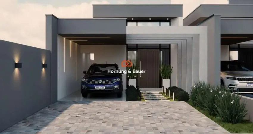 Lançamento! casa plana e moderna à venda no centro de estância velha!