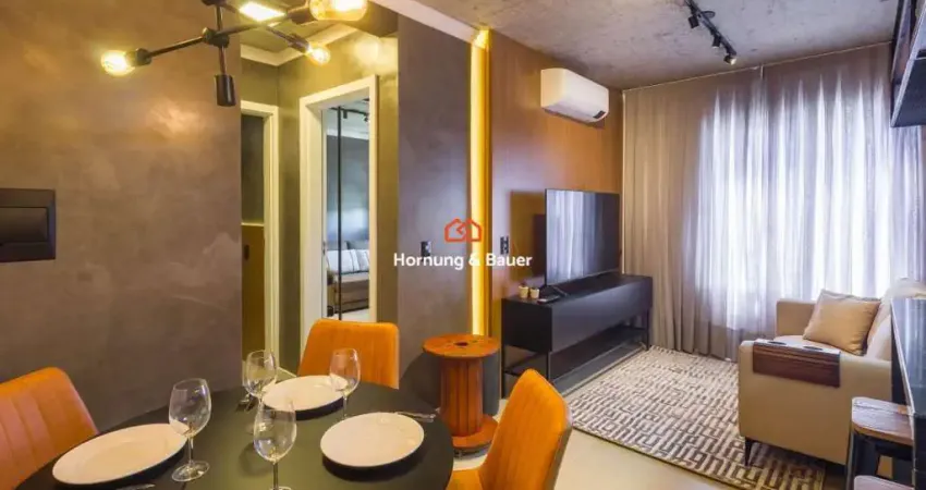 Apartamento mobiliado à venda no Centro de Novo Hamburgo - Residencial Monreale