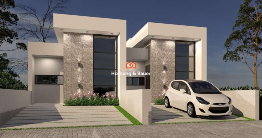Lançamento no loteamento Campos do Lago! Casa nova à venda em Estância Velha - bairro Lago Azul - condições exclusivas de lançamento!