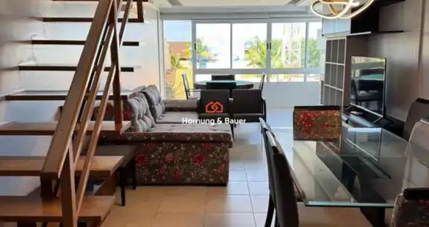 Apartamento - cobertura semimobiliada à venda em torres, bairro predial!