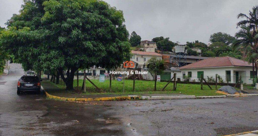 Terreno de esquina à venda em Novo Hamburgo, bairro Guarani