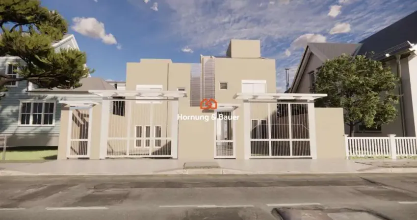 Casa sobrado em construção com pátio, piscina e garagem em são leopoldo - jardim américa