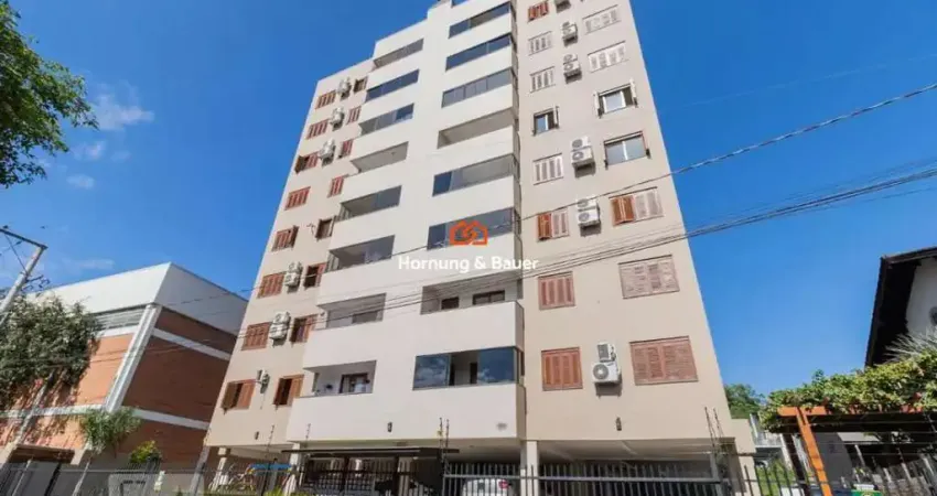 Apartamento com suíte e sacada em novo hamburgo, ideal - ed. residencial goitacaz!