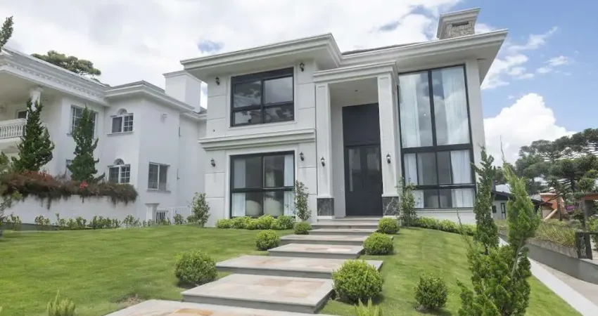 Residência Luxuosa de Altíssimo Padrão no Condomínio Aspen Mountain em Gramado!