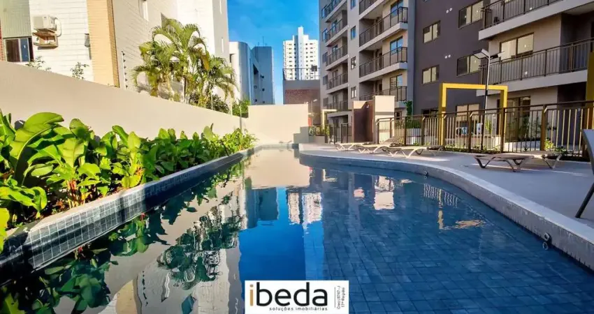 Ibeda - apto mood parque das dunas - capim macio sala, 2 quartos (1 suíte) 58m2
