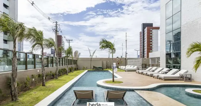 Ibeda - apartamento les amis lagoa nova, 2 quartos (1 suíte), sala, gourmet, 1vg