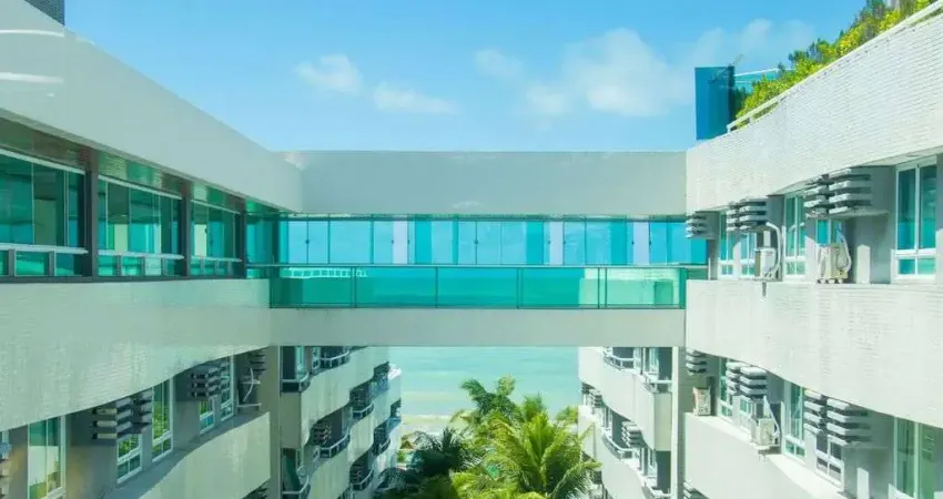 Flat ponta negra beach residence, ponta negra, 1suíte, vista morro do careca