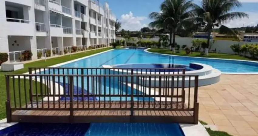 Apartamento térreo mobiliado à venda no condomínio tabatinga beach resort – 80m2
