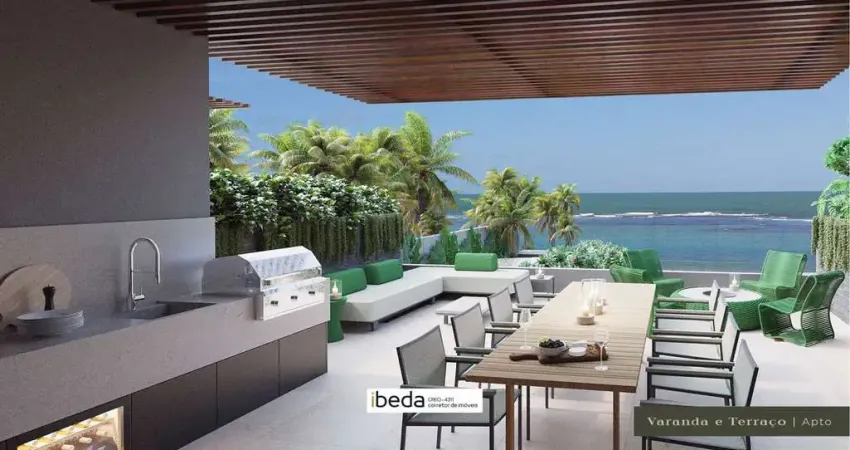 Ibeda - teras búzios apartamento frente mar, 115m2, 2 suítes, cozinha, gourmet.
