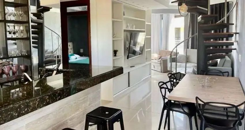 Ibeda | cobertura búzios paradise 123m2, vista mar, hidro, escritura, lazer, 1vg