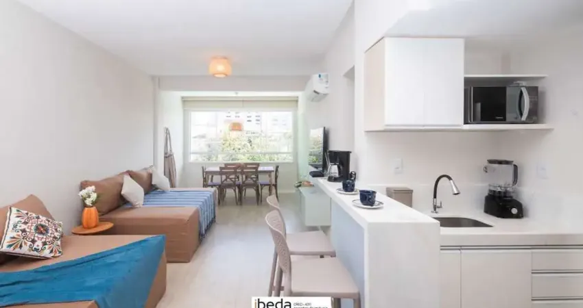 Apartamento venda 1 Dormitório 60m2 Mobiliado na Avenida Beira Mar com Vaga