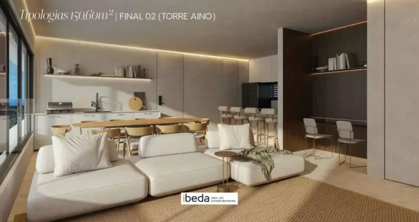 ibeda - Aalto apartamento Tirol Sala gourmet, cozinha, 3 suite, lavabo 3v 150m2