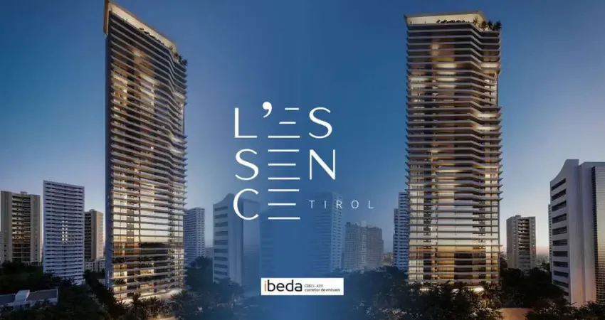 Ibeda - lessence tirol apartamento 150m2 sala gourmet, 3 suítes, lavabo, dep.com