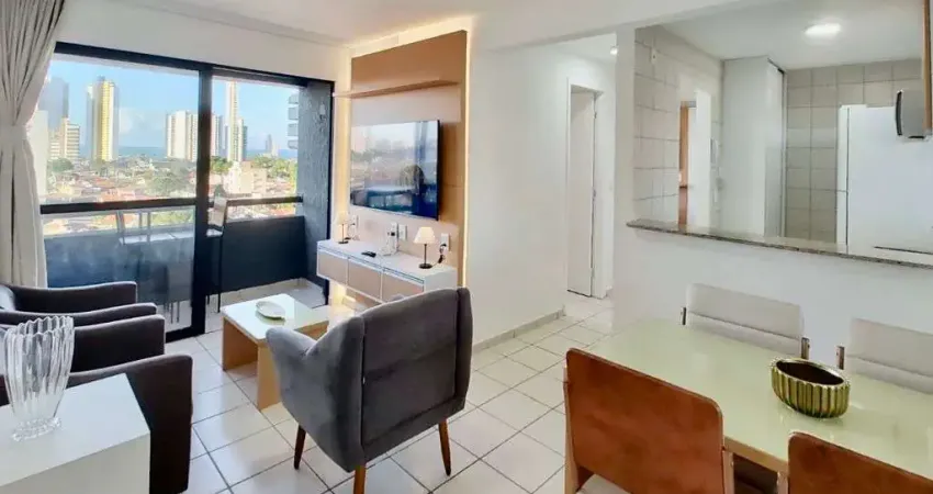 ibeda - Apartamento a venda em Ponta Negra. 2 Quartos, Vista livre, mobiliado
