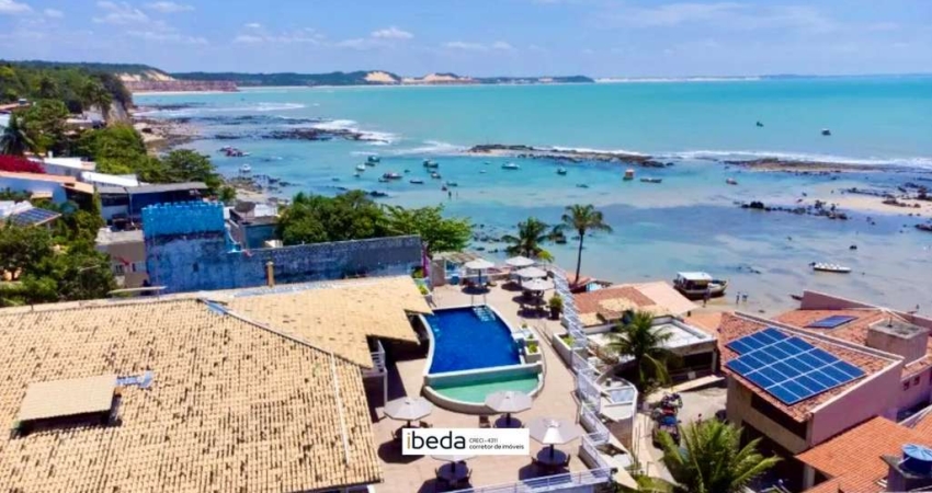 ibeda - Flat à venda em Pipa - Beira Mar - Rentabilizando 1 quartos, varanda, 1v