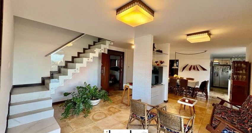 ibeda - Casa à venda em Cotovelo com Vista Mar. Sala, varanda, 4 suítes, piscina