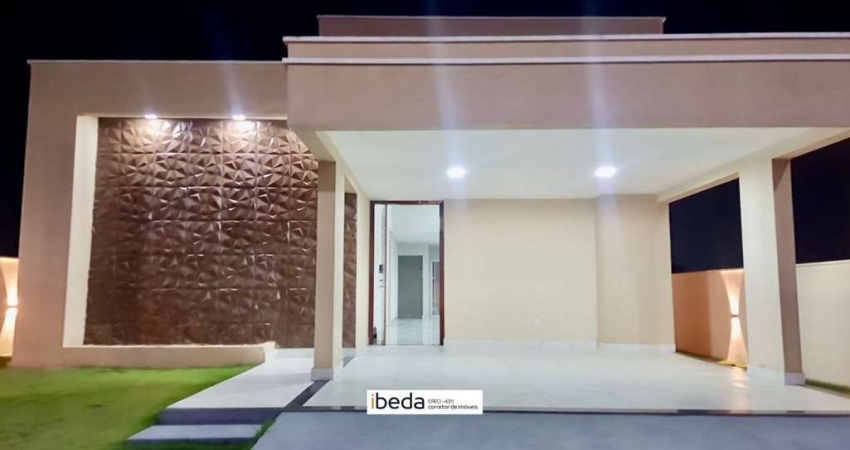 ibeda - Casa à venda no condomínio Natural Ville - Sala, 3 quartos (1 suíte), 4v