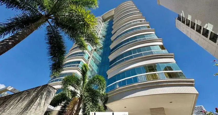 Ibeda - apartamento à venda no tirol - mobiliado com 3 suítes, sala ampla 206m2