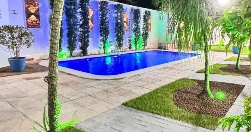 Ibeda - casa a venda no capim macio. sala ampla, suites, quartos, piscina, 5 vgs