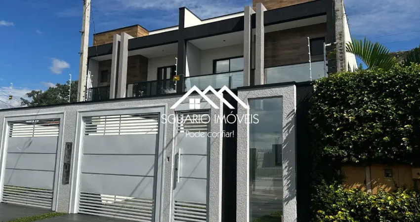 R$ 1.190.000 - sobrado novo, 160 m², 3 suítes, 3 vagas, centro, são josé dos pinhais/pr.