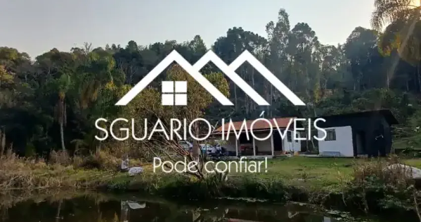 R$ 350 mil - chácara 26.344 m² com casa e 3 tanques de peixes, colônia matos, mandirituba/pr.