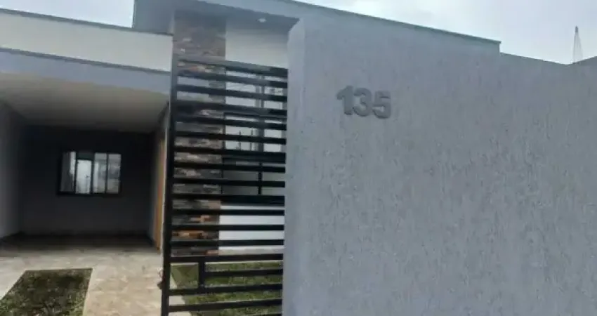 R$ 650 mil (estuda imóvel/desc à vista) casas 86,76m², 3 quartos (1 suíte), tindiquera, araucária/pr.