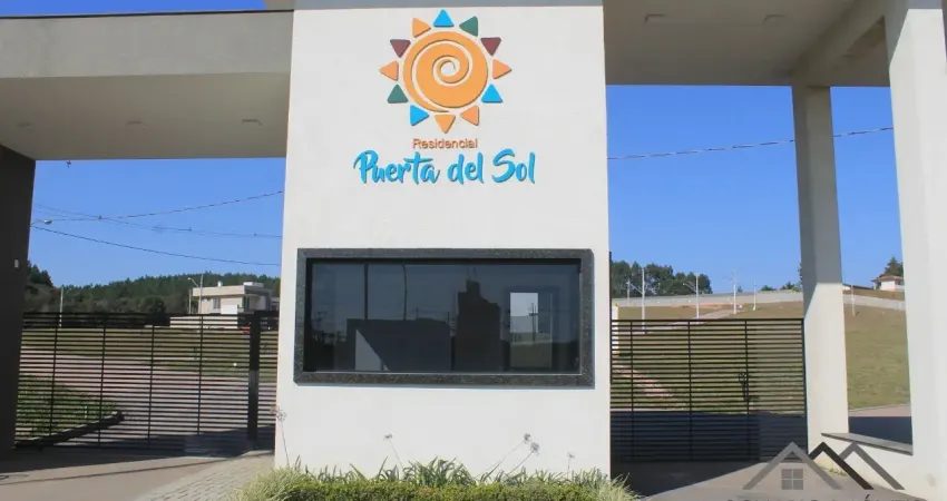 R$ 165 mil - terreno 200 m² em condomínio fechado (alto padrão), frente br 116, centro, mandirituba/pr.