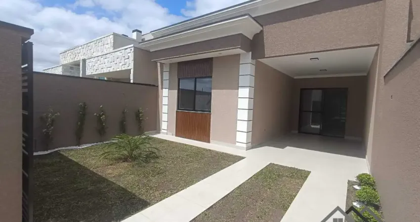 R$ 590 mil - casa nova 82 m², 3 quartos (1 suíte), costeira, araucária/pr.