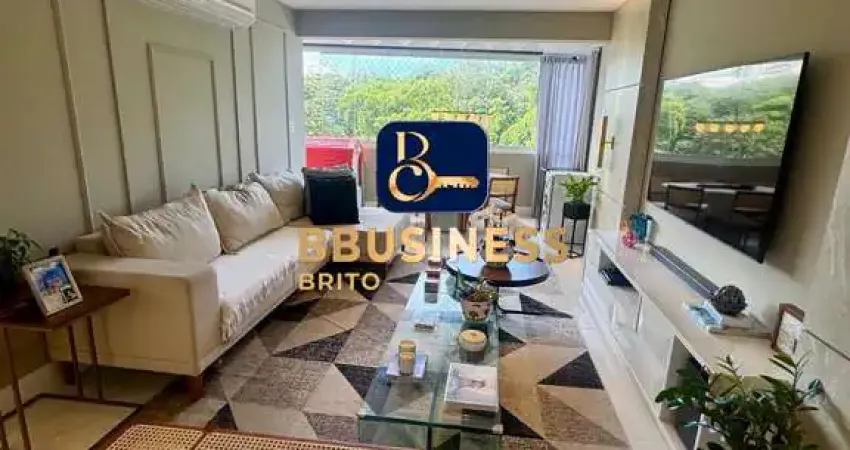 Venda- lindo apartamento 3 quartos 159 m² finamente decorado nascente- itaigara