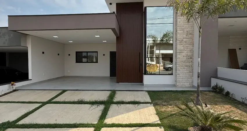 Linda casa terrea com 3 suites, escritório e piscina no condominio residencial evidencias em indaiatuba sp