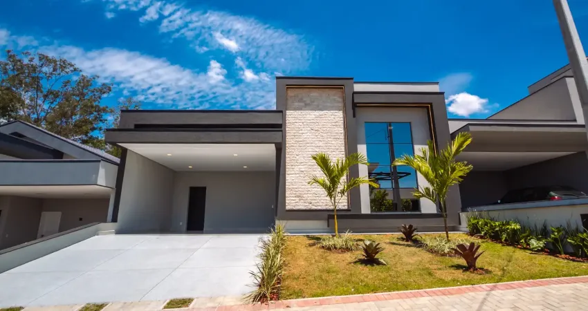Casa a venda condominio laguna com 3 suites, escritório e piscina em indaiatuba sp