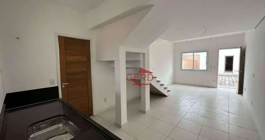 Sobrado novo com 2 dormitórios à venda, 65 m² - Chácara Rincão - Cotia/SP