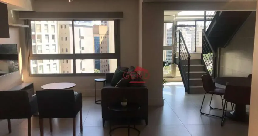 Cobertura com 2 dormitórios para alugar, 85 m² por R$ 16.000,00/mês - Jardim Paulista - São Paulo/SP