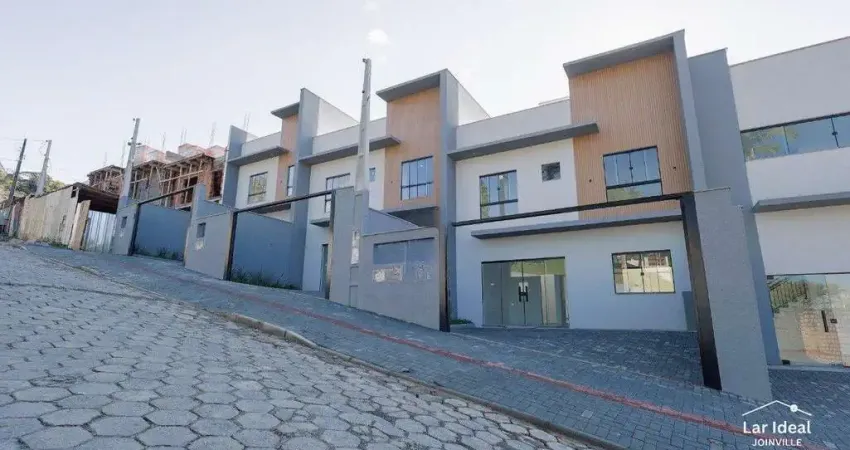 Sobrado para venda em joinville, boa vista, 3 dormitórios, 1 suíte, 3 banheiros, 2 vagas