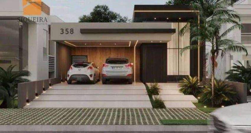 Condomínio Campos do Conde - Casa com 3 dormitórios à venda, 165 m² por R$ 1.056.000 - Residencial Campos do Conde - Sorocaba/SP