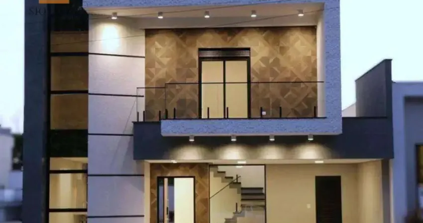 Residencial Campos do Conde - Casa com 3 dormitórios à venda, 180 m² por R$ 1.499.000 - Cajuru do Sul - Sorocaba/SP
