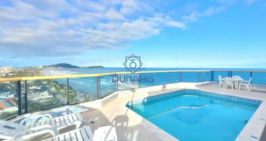 Linda cobertura em local privilegiado na praia da enseada- guarujá-sp